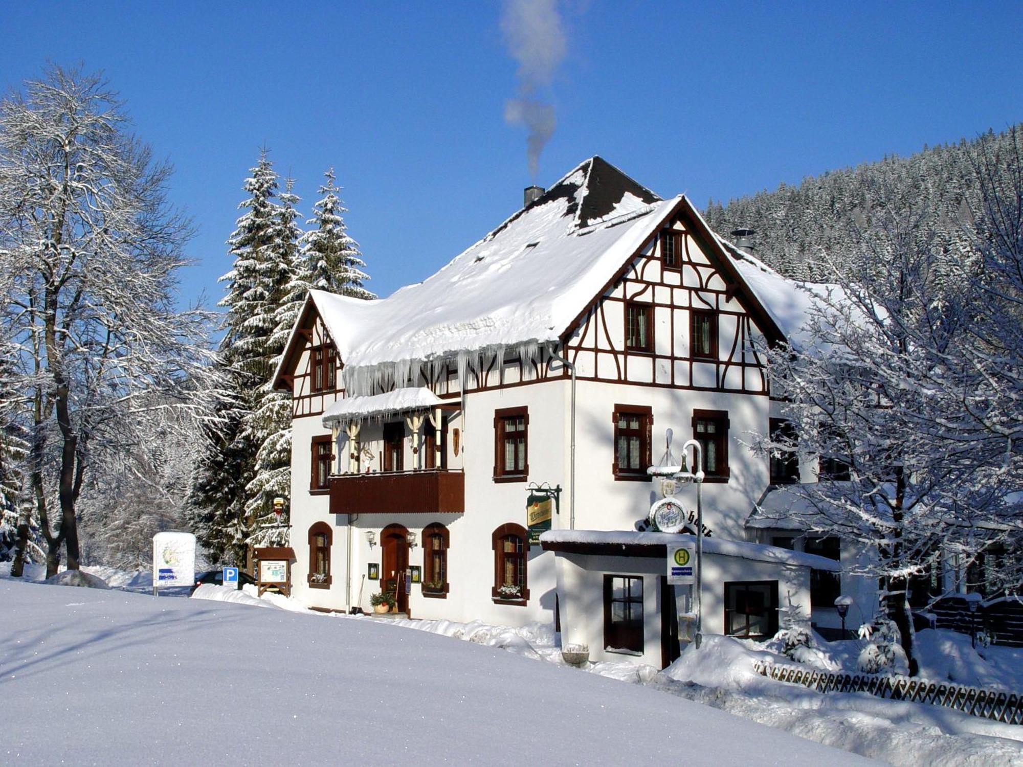 Gasthof Und Pension Hammerschaenke Wildenthal Extérieur photo
